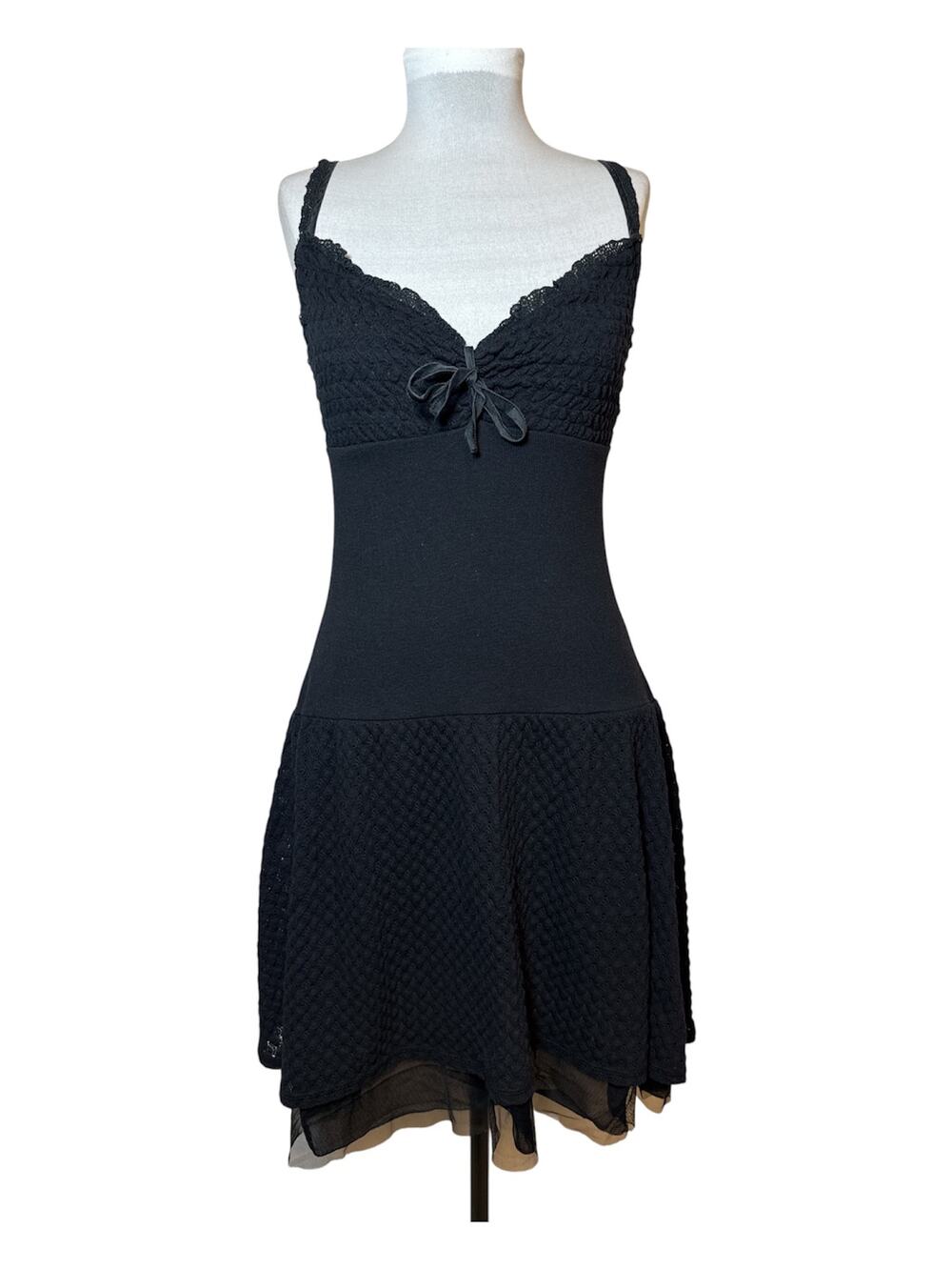 Free People Vintage Y2K Rare Knit Slip Dress Size M